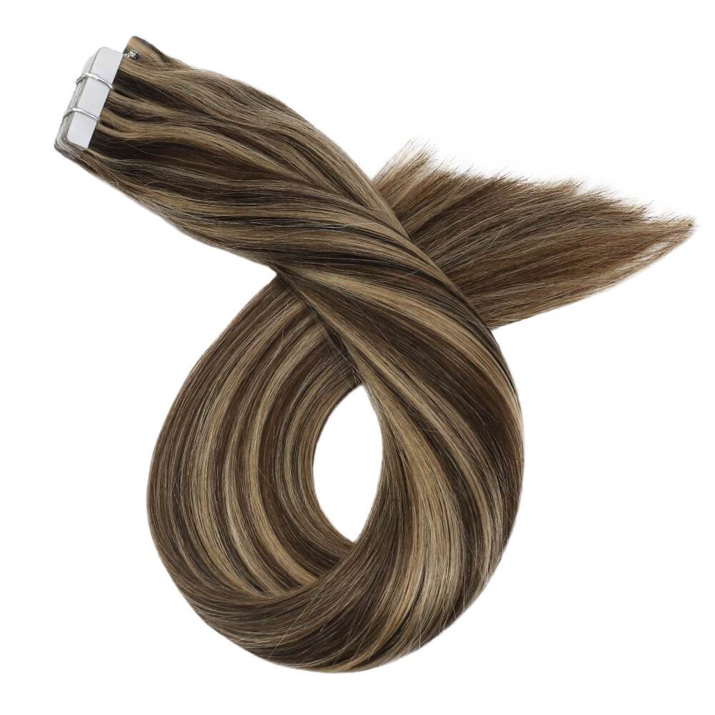 thick end virgin tape in hair extensions real hair