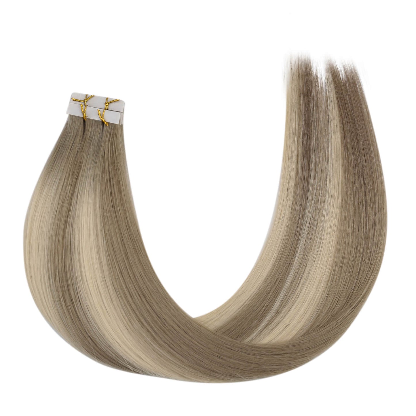 glue in hair extensions black