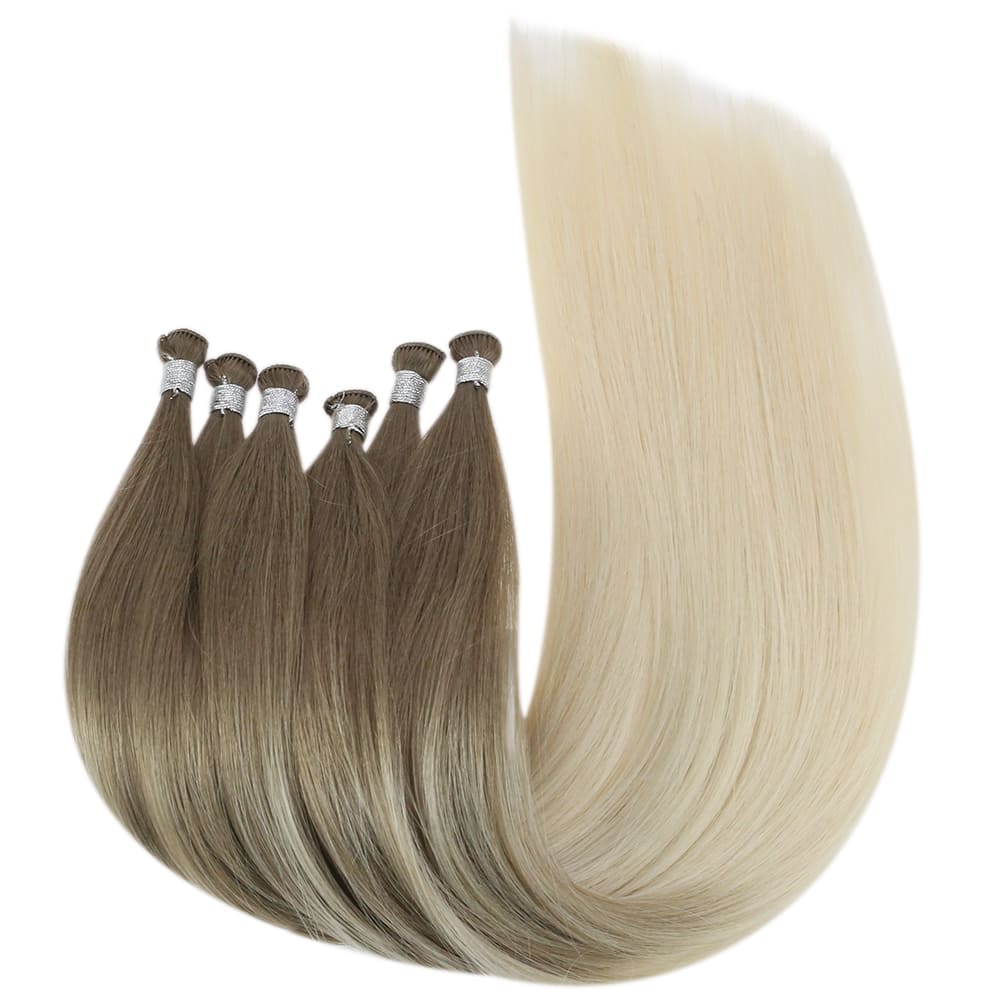 wholesale hand tied extensions handtied hair weft