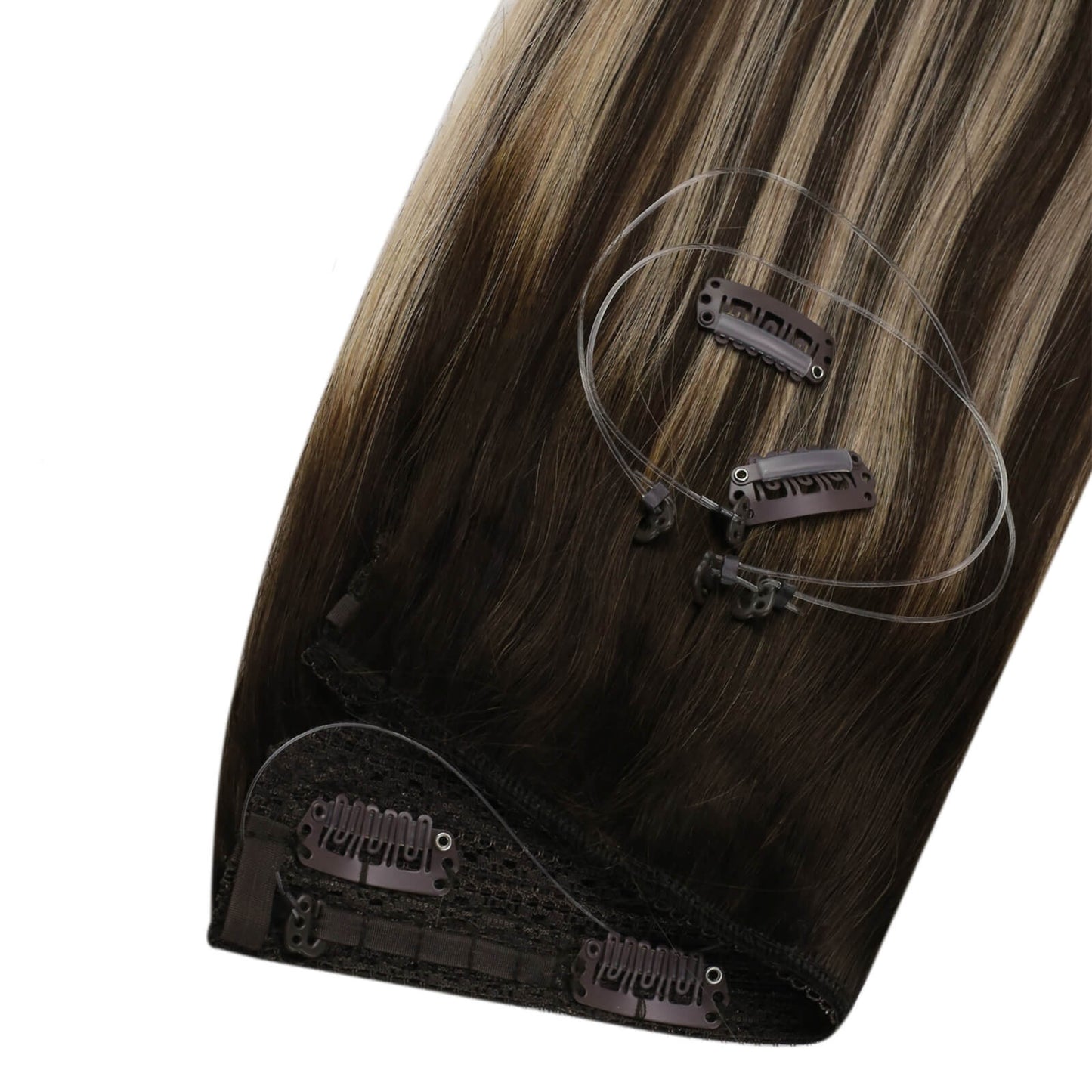 flip in halo hair extensions human hair