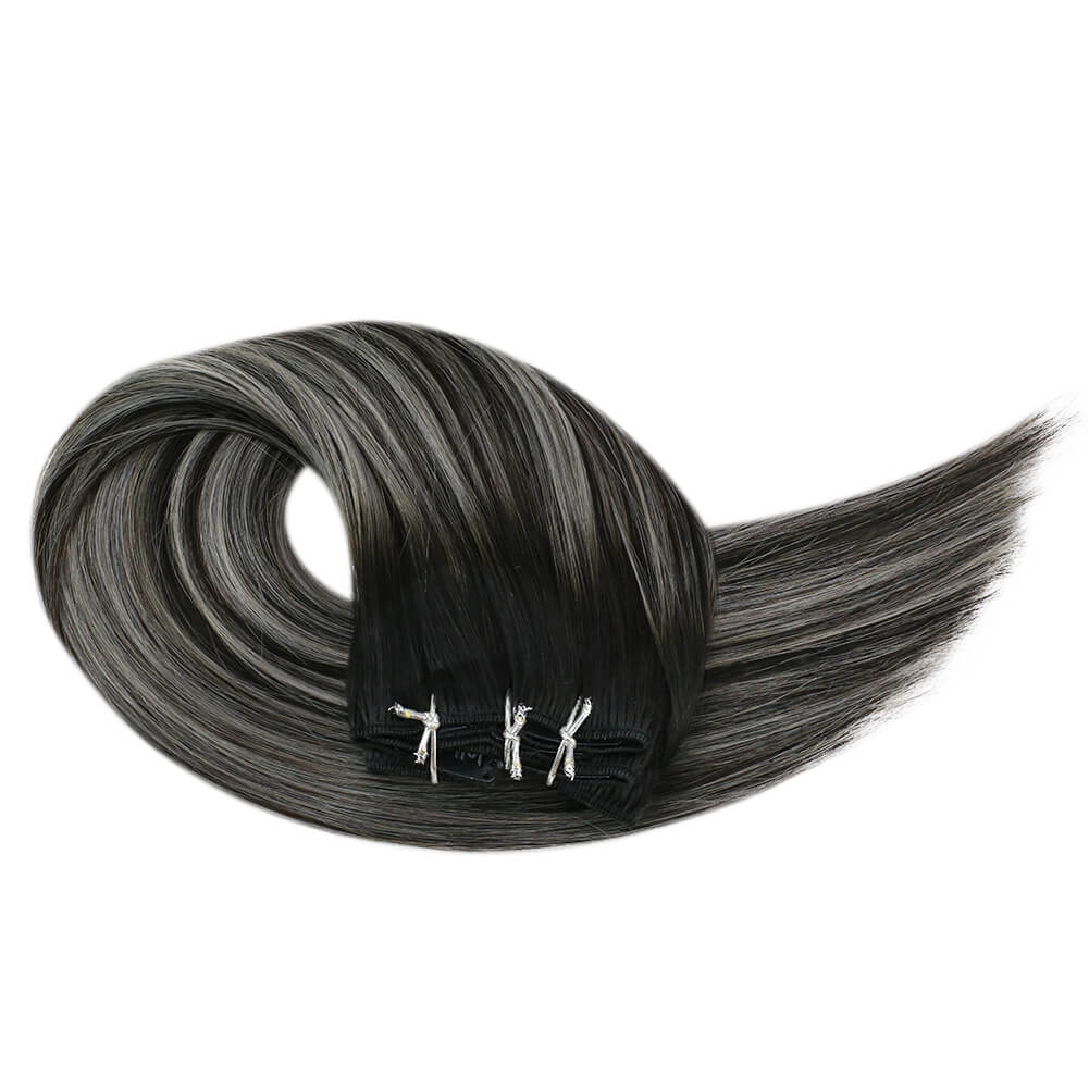 clip on hair extensions human hair