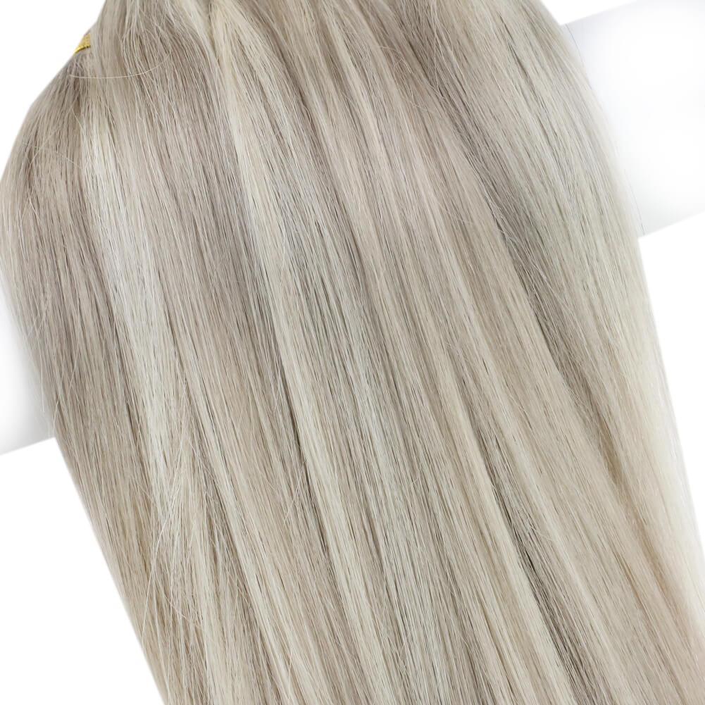 Hand-tied Real Human Hair Weft Highlithed