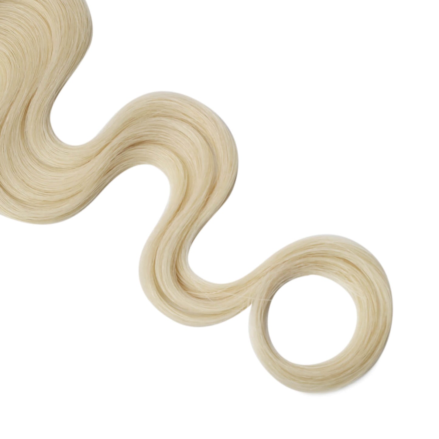 tape in extensions solid color platinum blonde
