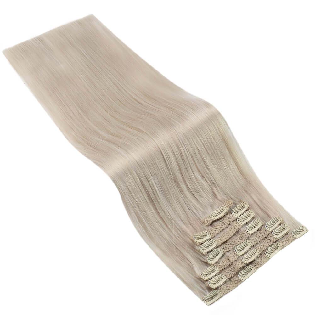 human hair clip ins for black women