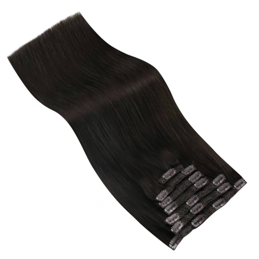 Hair Extensions Clip in Human Hair 18 Inch Clip in Hair Extensions