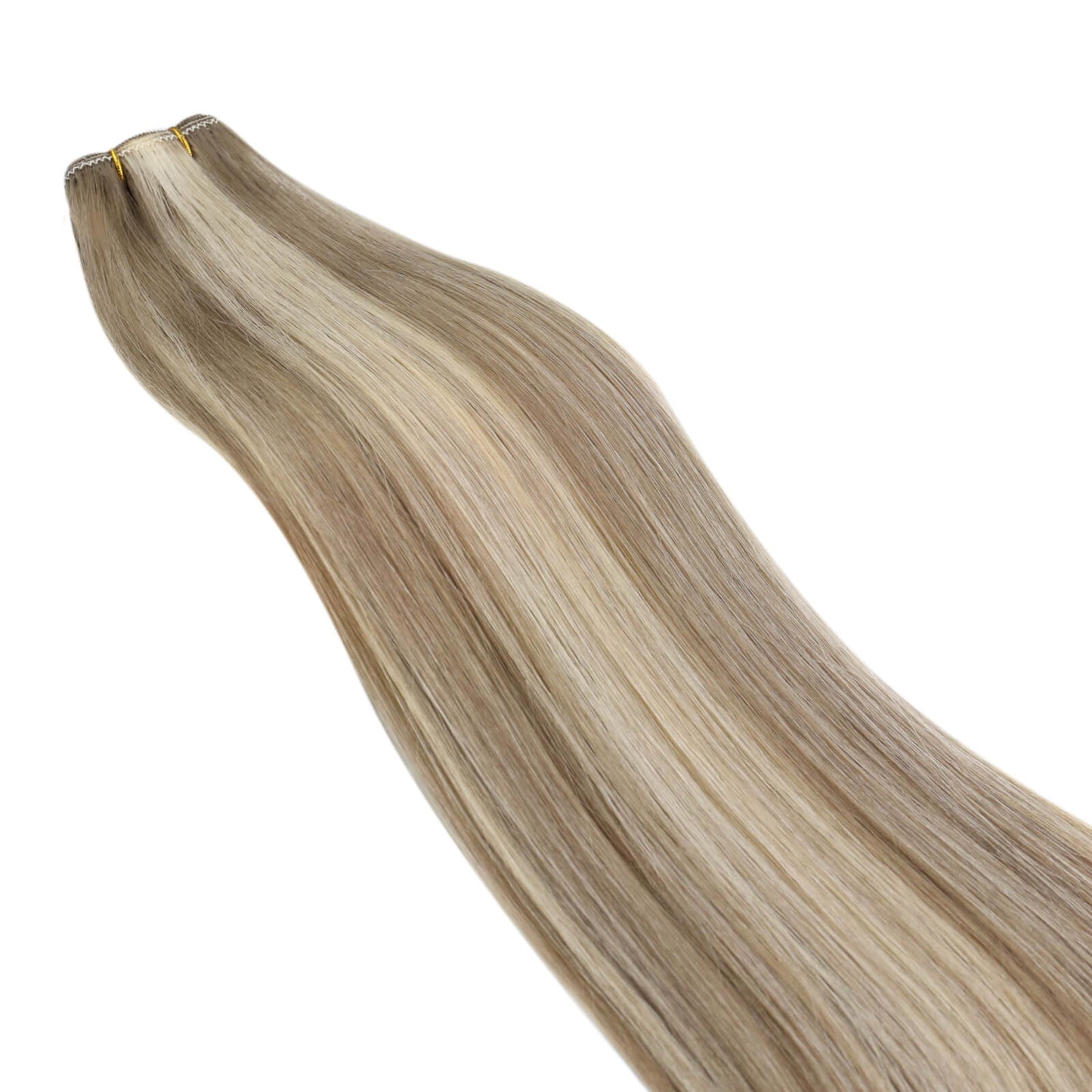 virgin+ hair machine made human hair weft