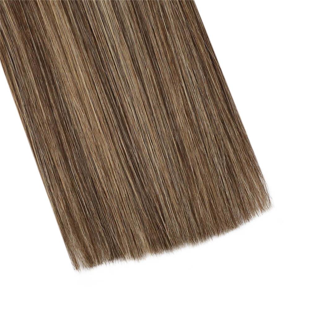 Ombre Hair Extensions Clip in Human Hair Three Tones Color #1b/4/27-UgeatHair