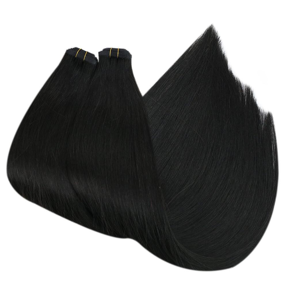 seamless pu flat weft hair extensions