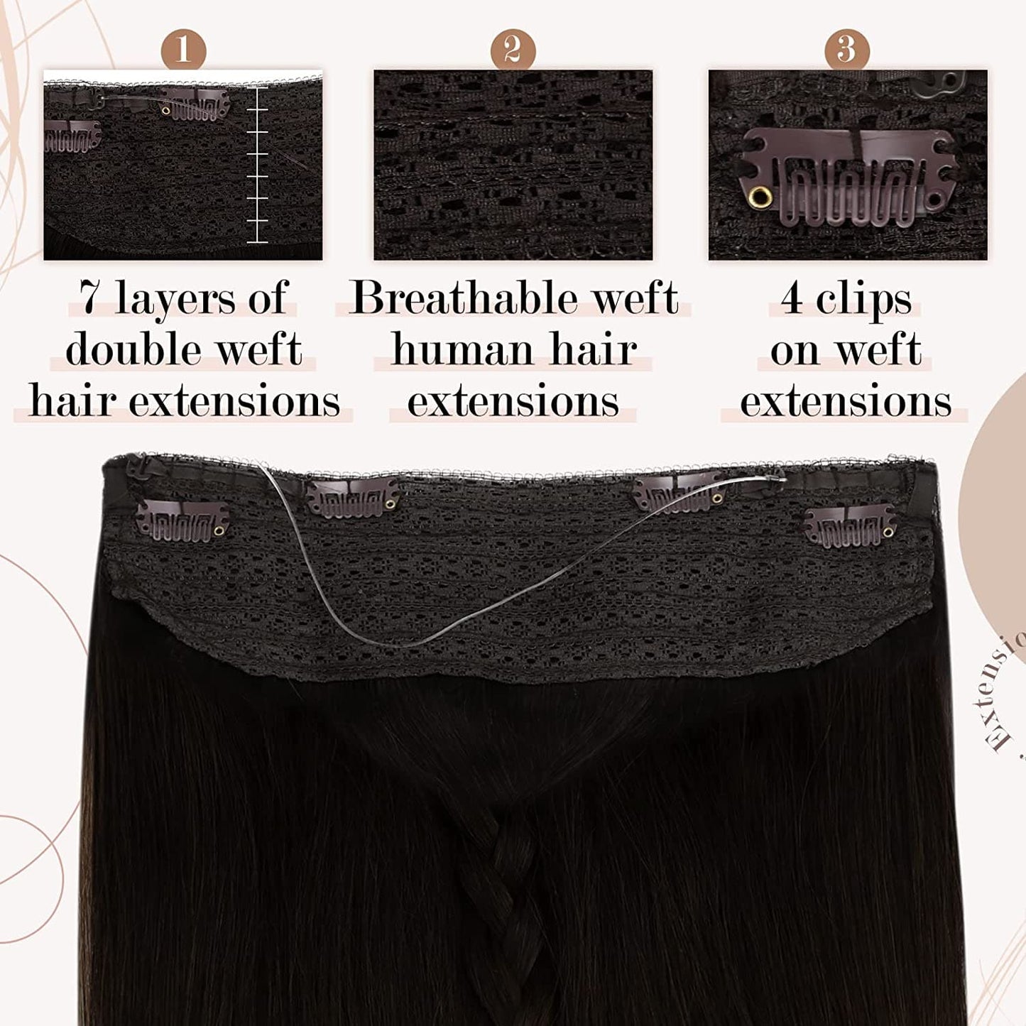 hair extensions balayage