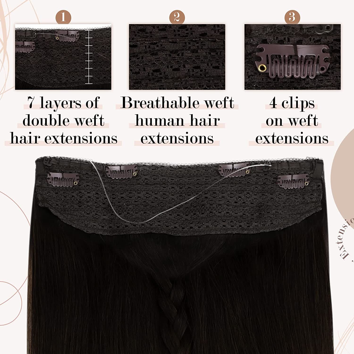 hair extensions balayage