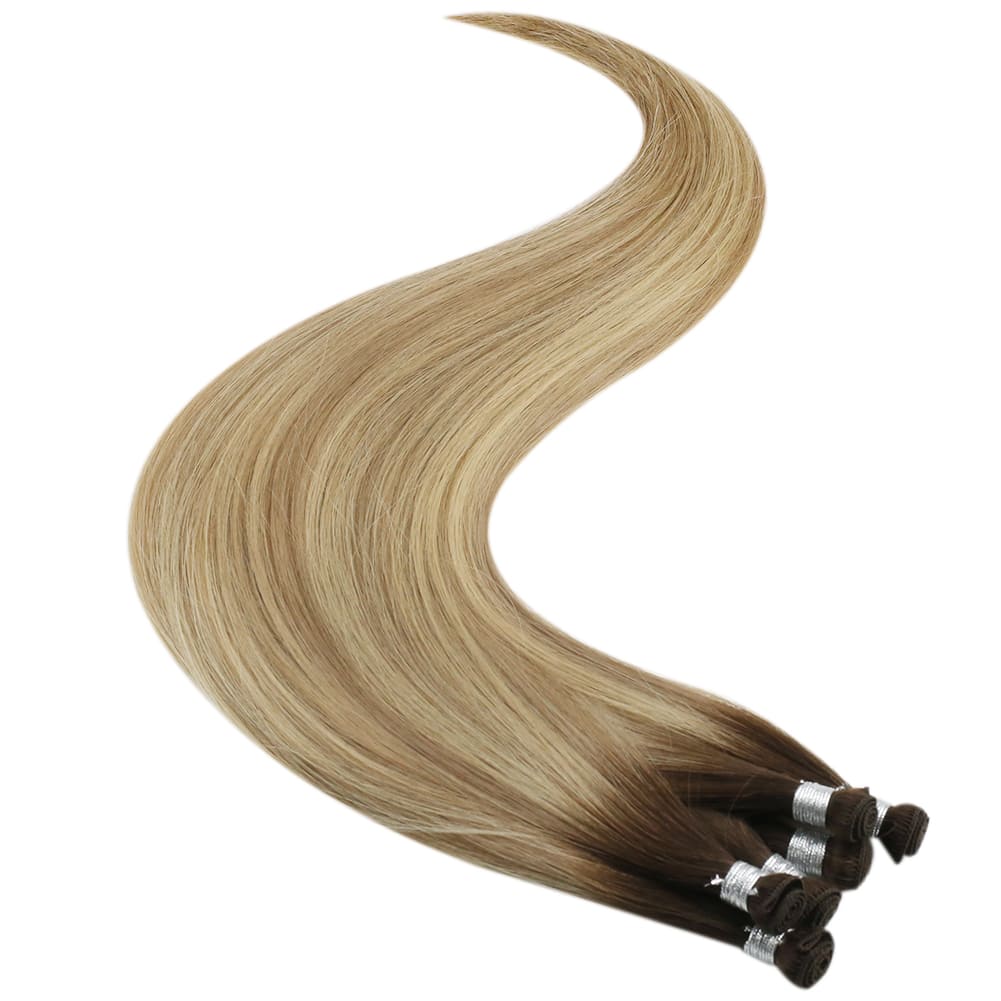 virgin hand-tied weft hair extensions virgin hair weft