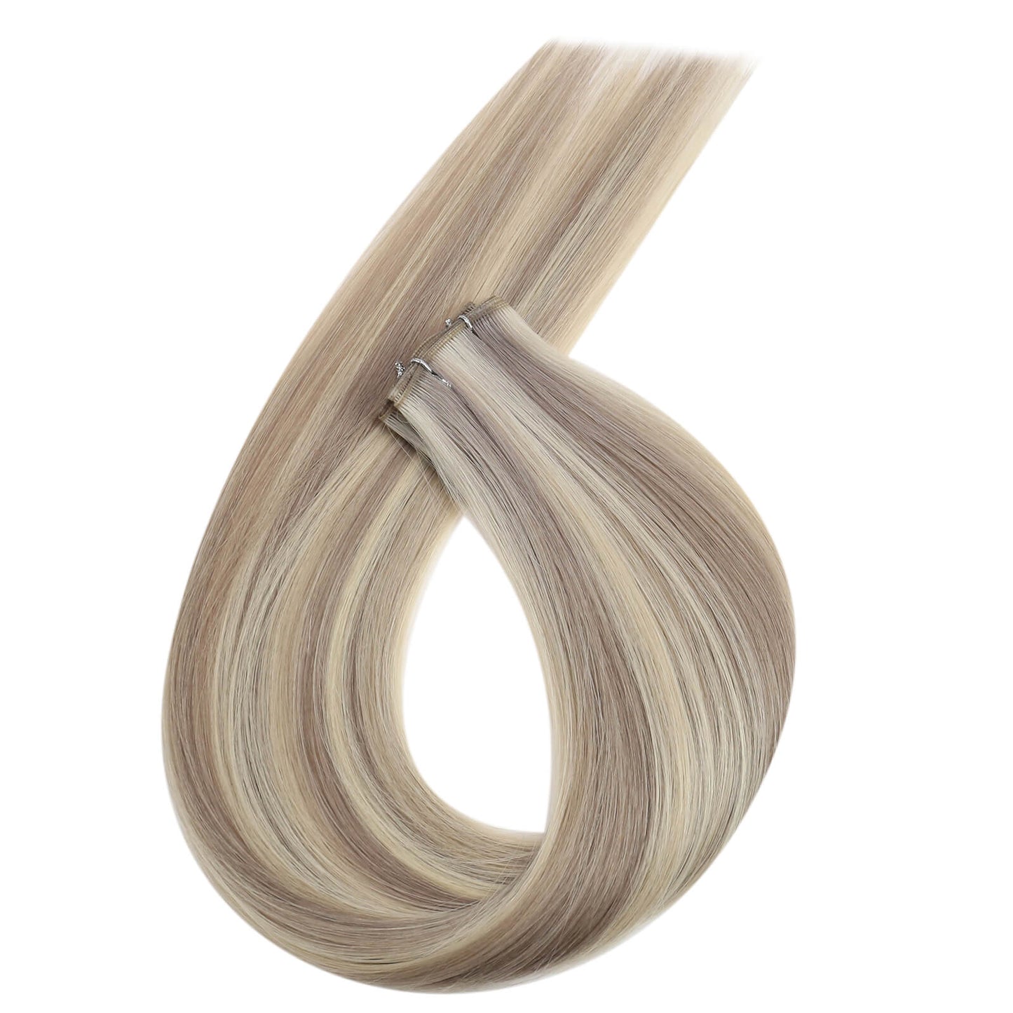 Human Hair Weft Virgin Genius Weft Extensions Thick Weft Hair Extensions