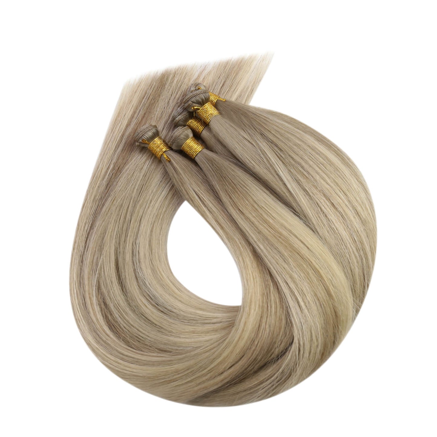 balayage color genius weft #8/8/613