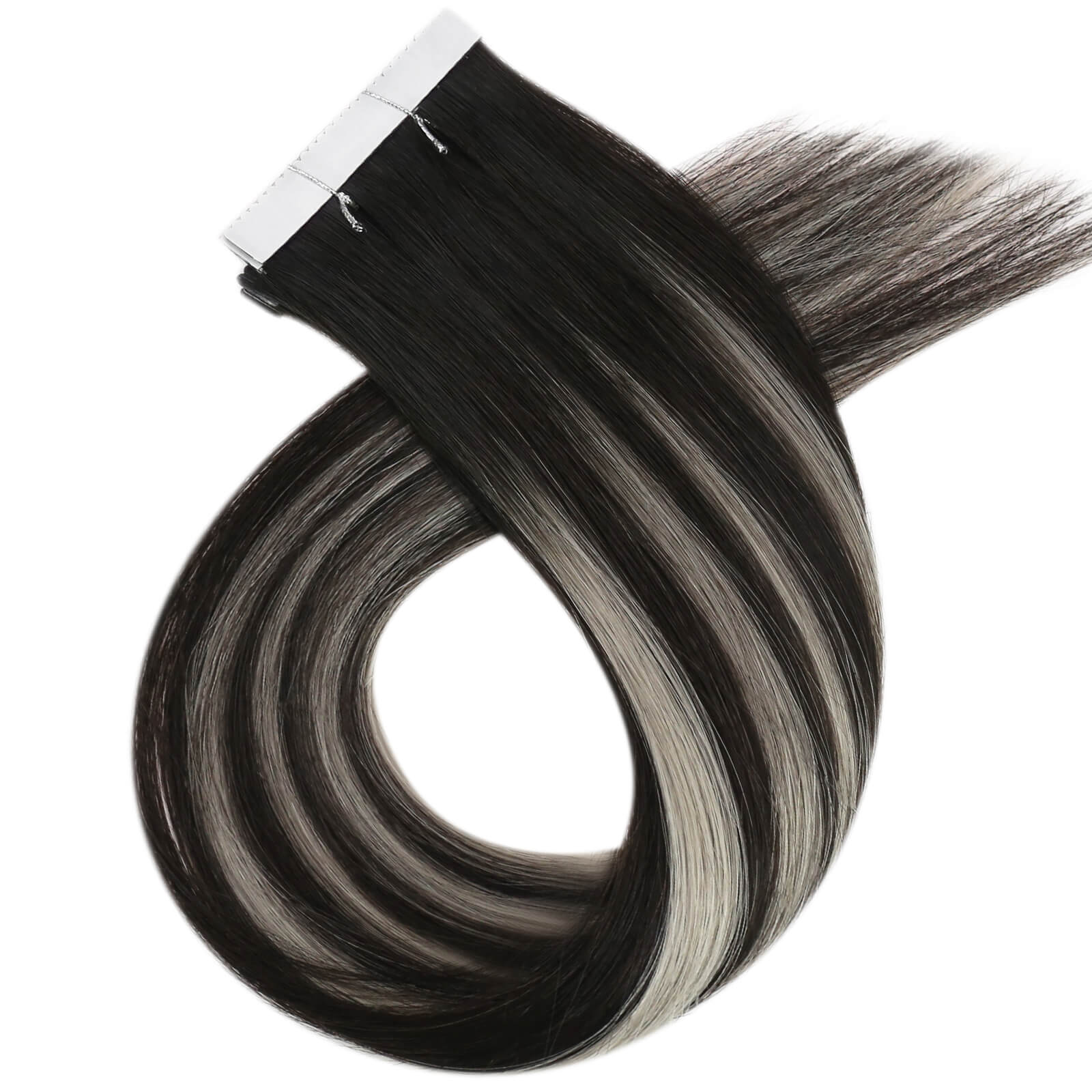balayage flower tape in hair extensions