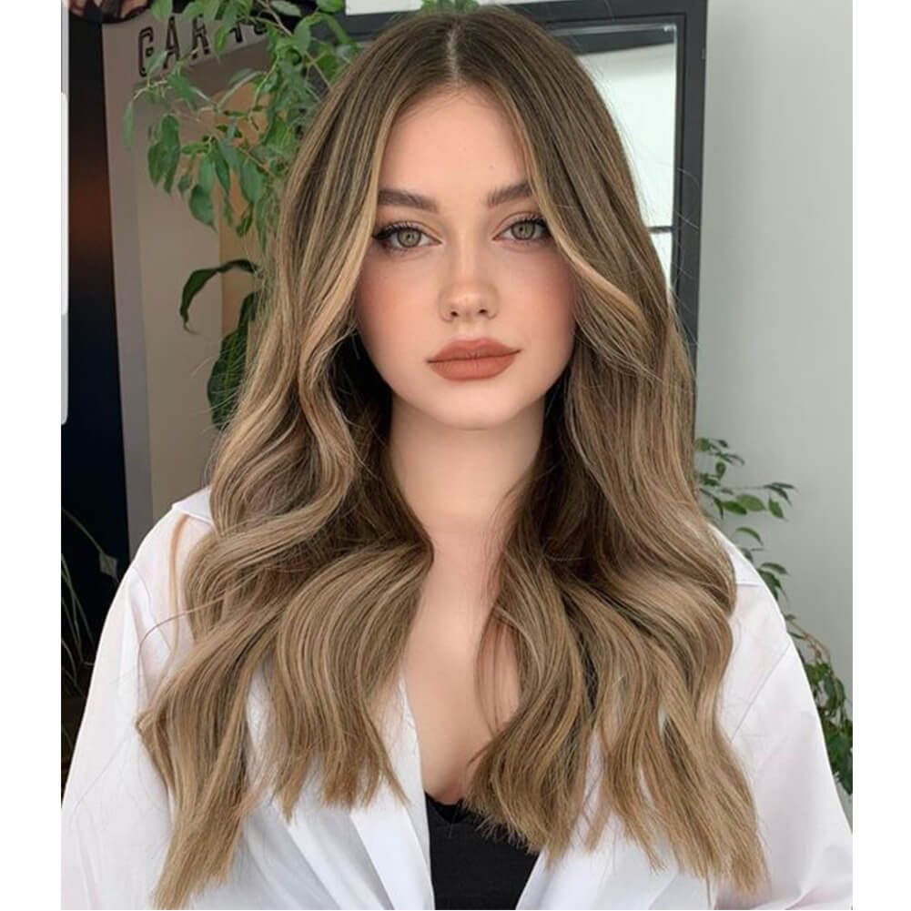 Full Cuticle Virgin Hybrid Weft Extensions #4/27/4