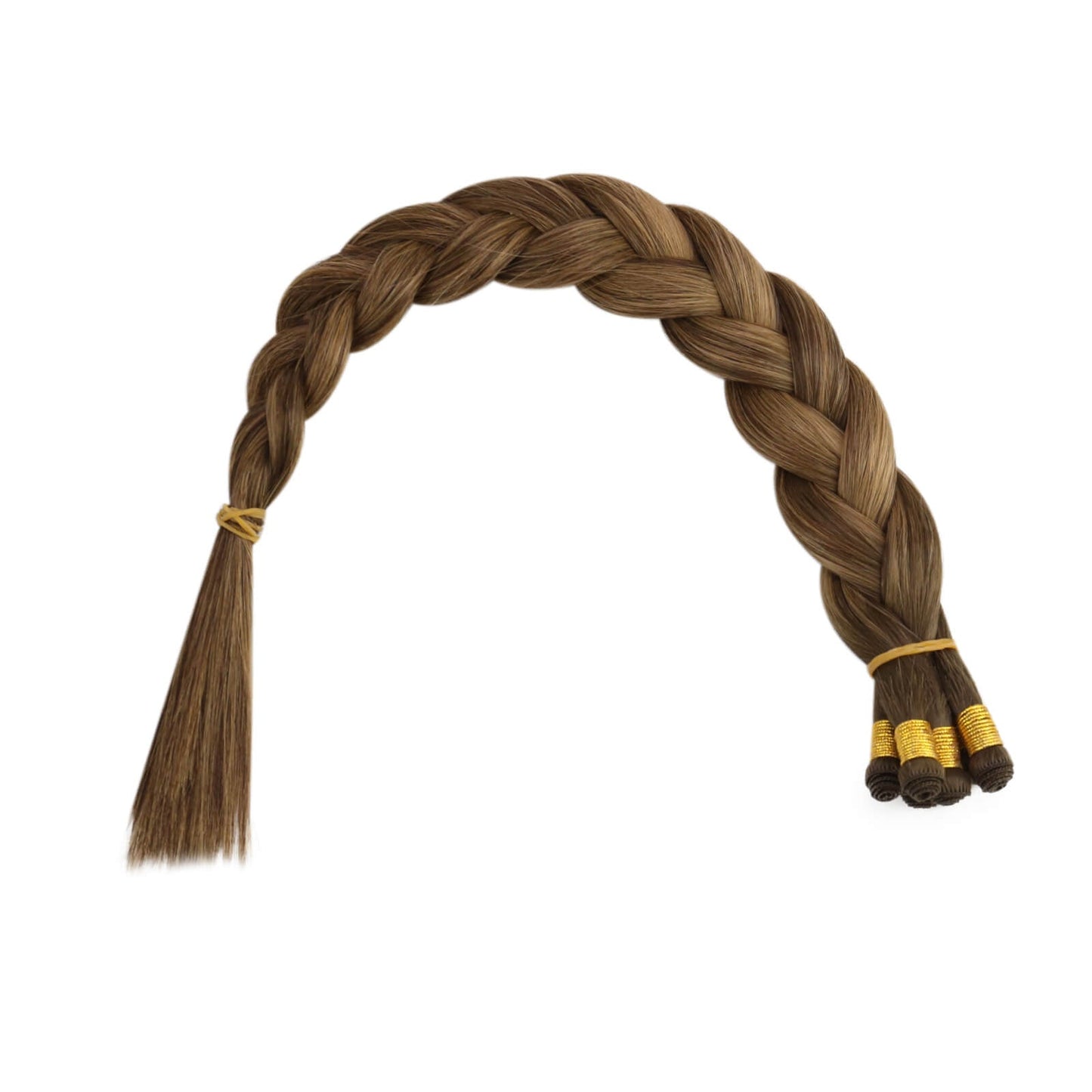 Hand Made Hair Weft Human Hair Extensions