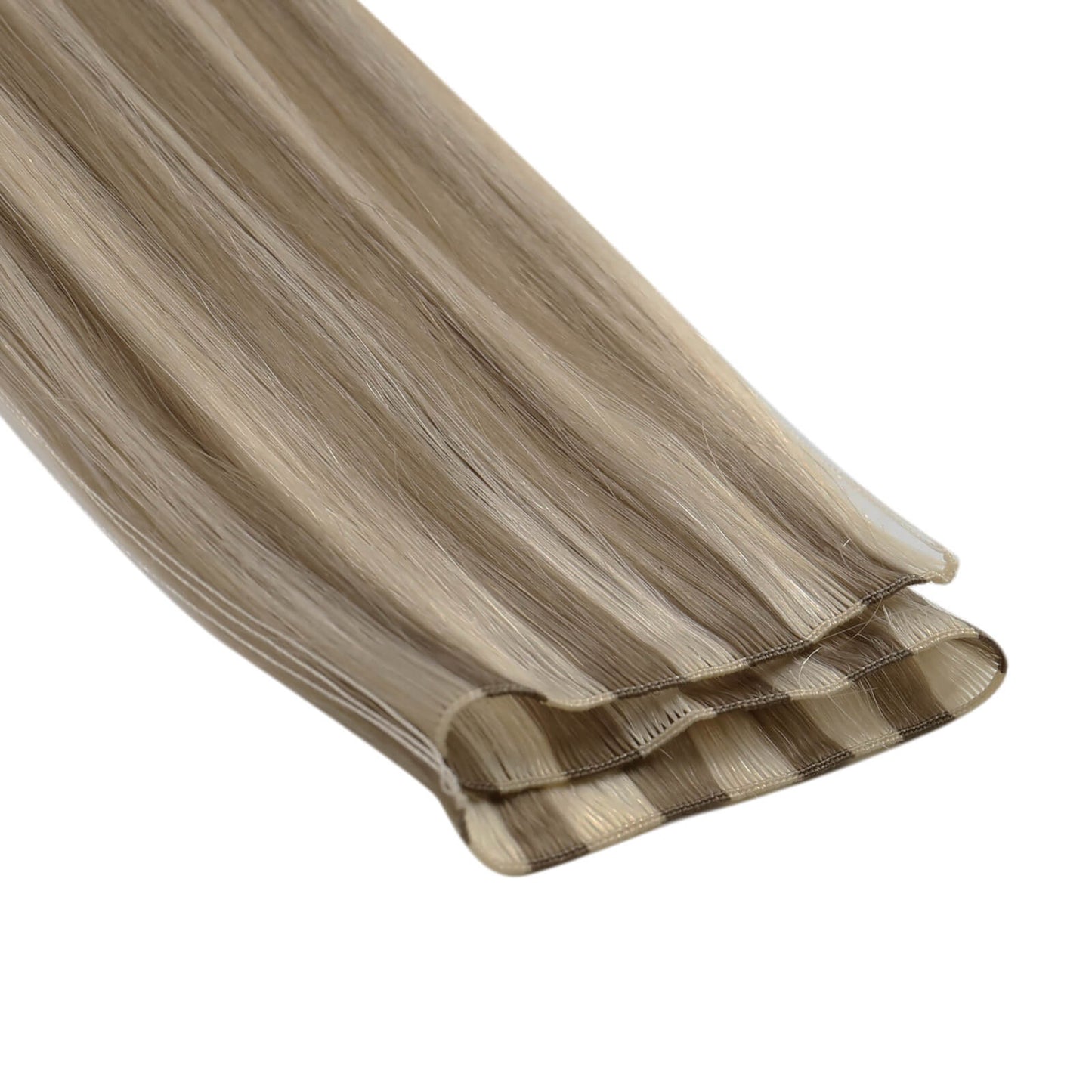 Hand-tied Human Hair Weft Highlight Color #P8/60