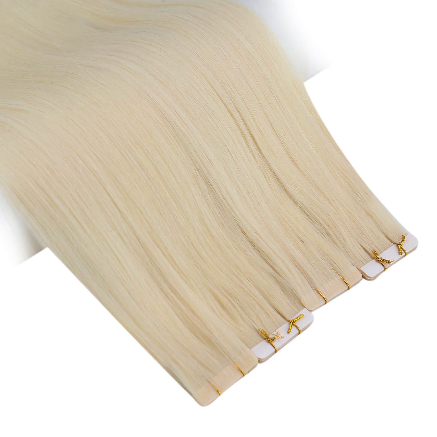 blonde human hair tape in extensions double sided hair tape