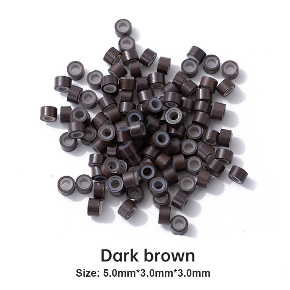 Ugeat Silicone Micro Rings Links Beads For Keratin Bonded Hair 5mm 1000pcs-UgeatHair