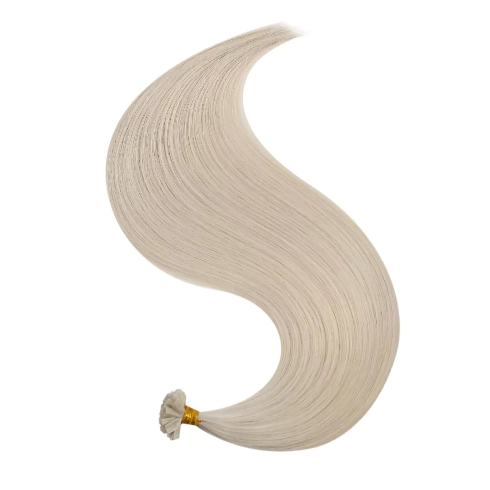 100% Human Hair K-tip Hair Extensions Pure Blonde Color