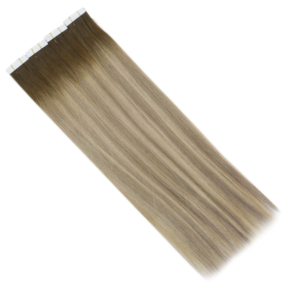 most affordable and natural looking tape in hair extensions