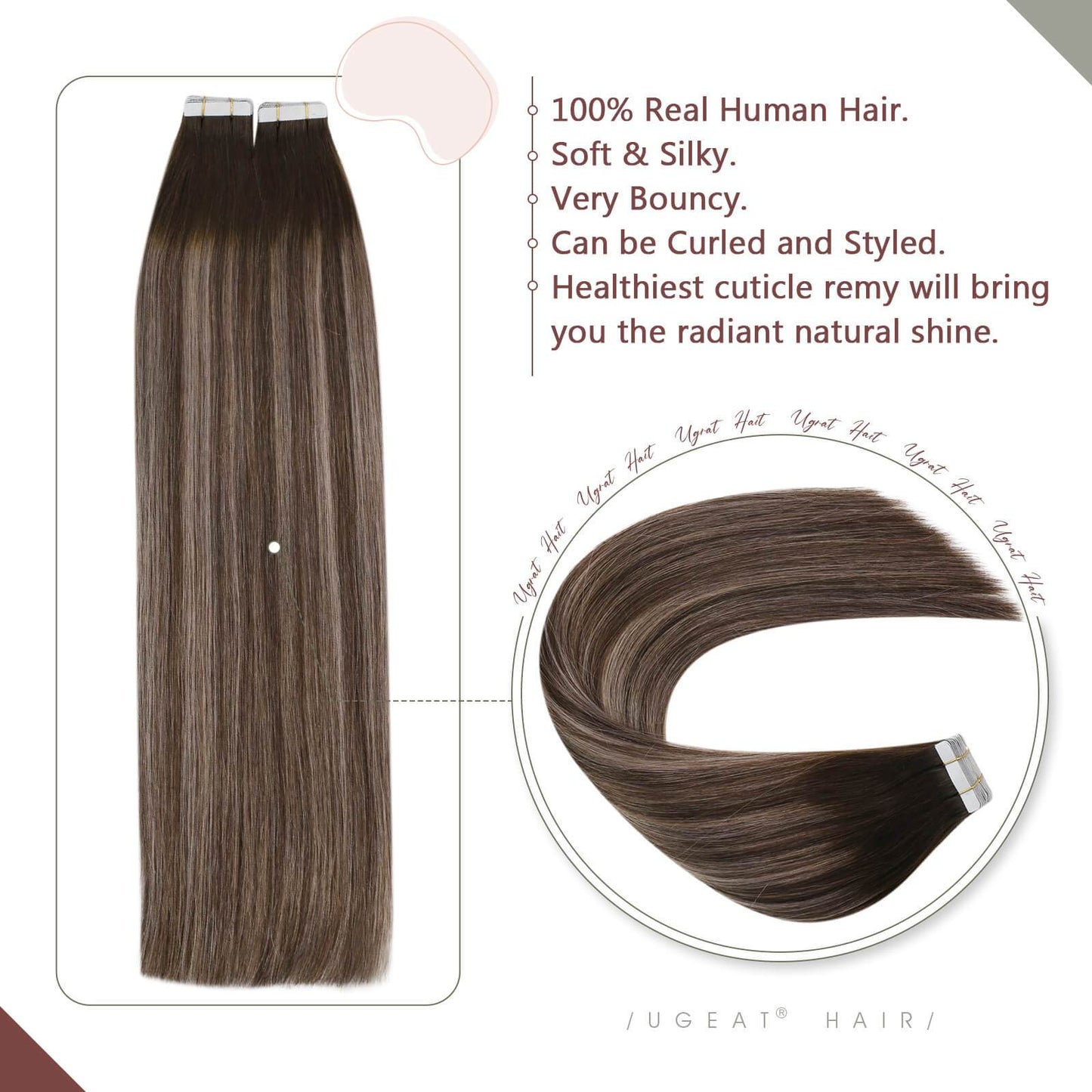 Balayage Ombre Darkest Brown to Ash Blonde and Platinum Blonde