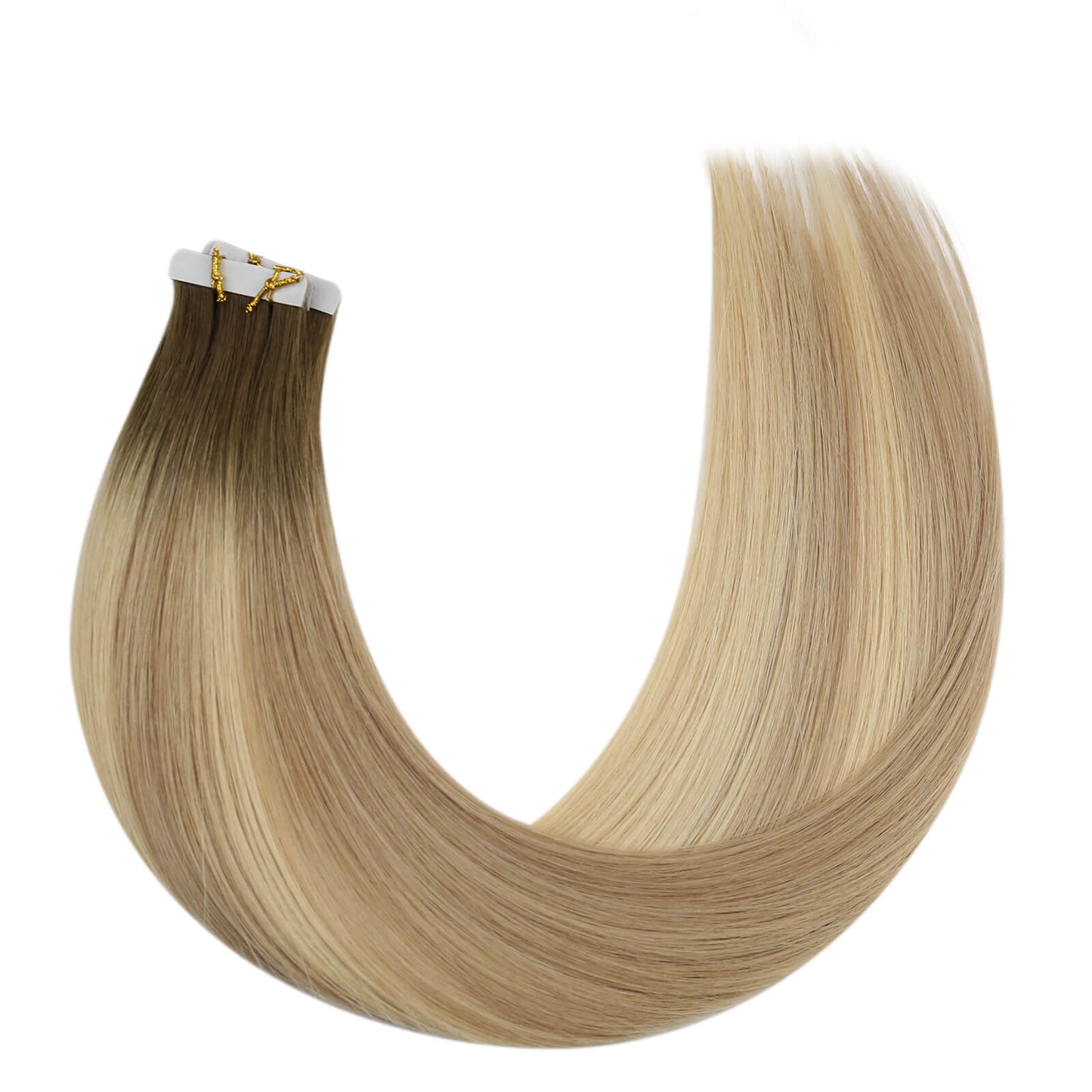 seamless tape in hair extensions balayage
