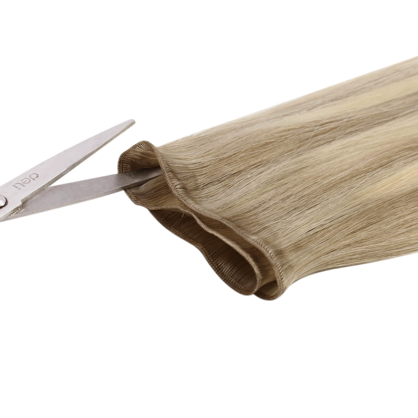 virgin hair genius weft extensions #8/8/613