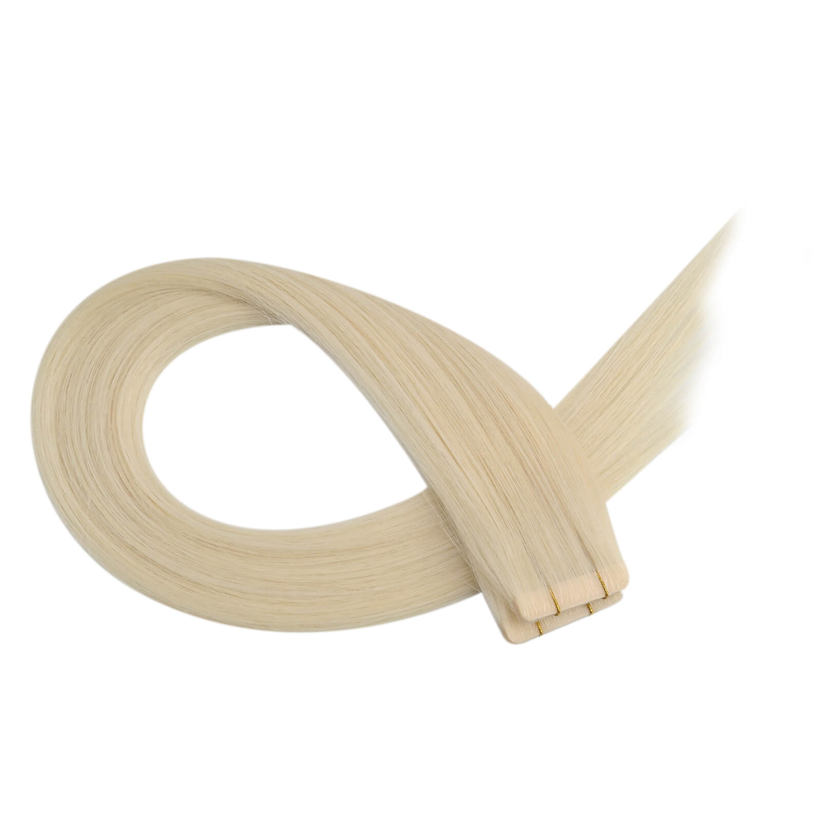 Virgin+ Invisible Seamless Injection Tape Hair Extensions Whitest Blonde #800