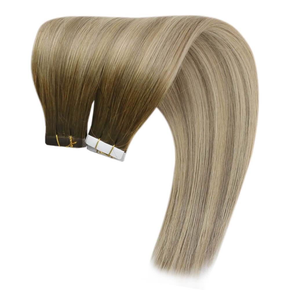 brown balayage tape in hair extensions best selling tape in hair extensions