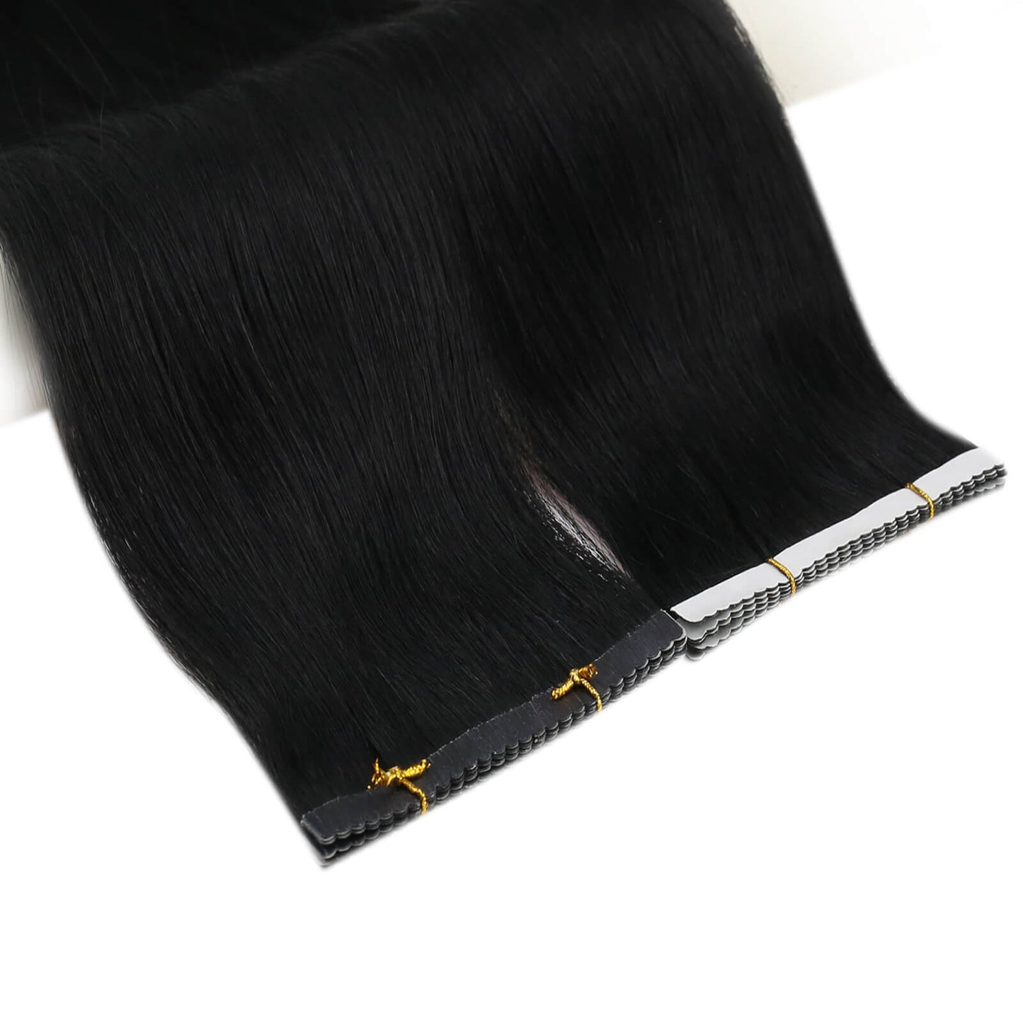 tape in extension placement for short hair