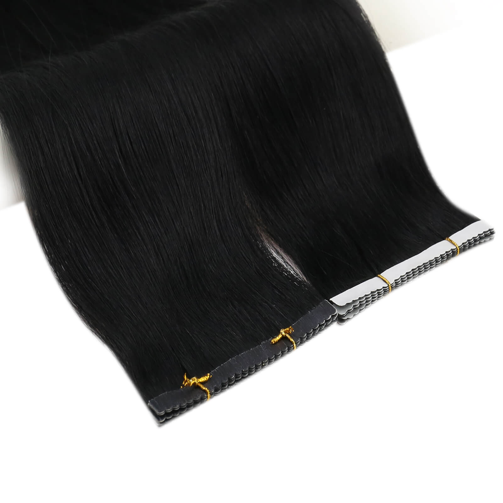 tape in extension placement for short hair