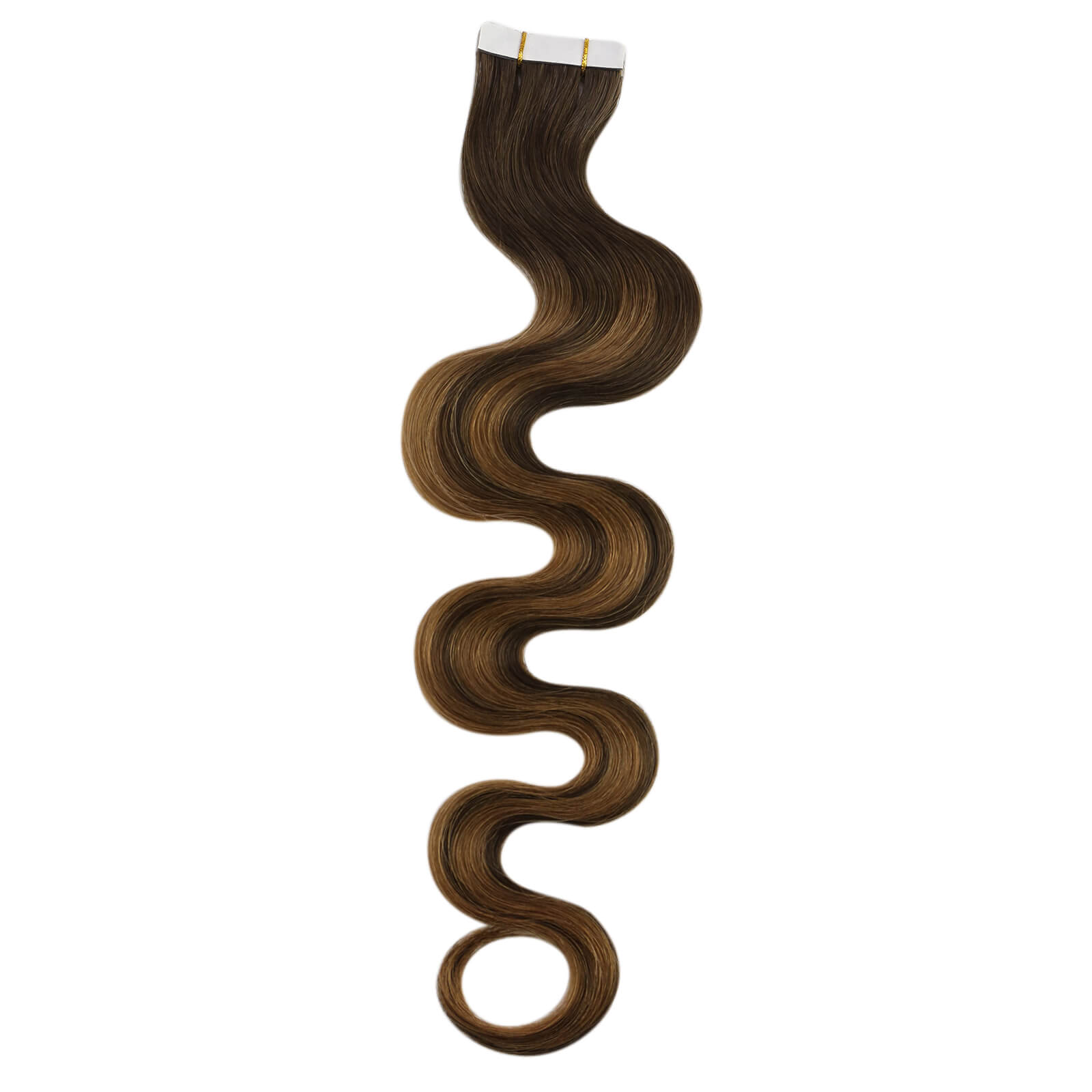 balayage virgin tape in hair extensions #DU