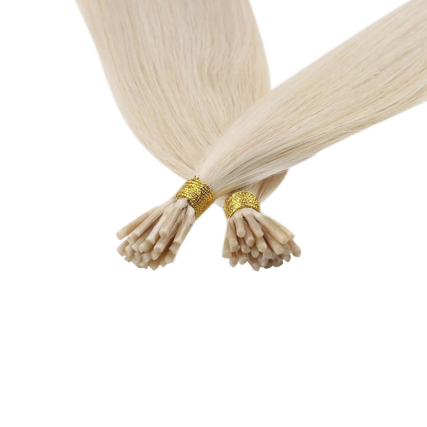Pre Bonded Hair Extensions solid color blonde Remy Hair