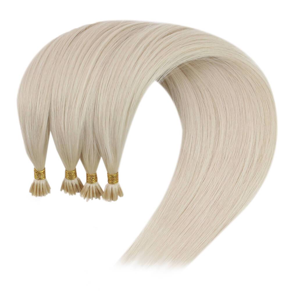 Hair Extensions #60 bleached blonde Virgin Hair