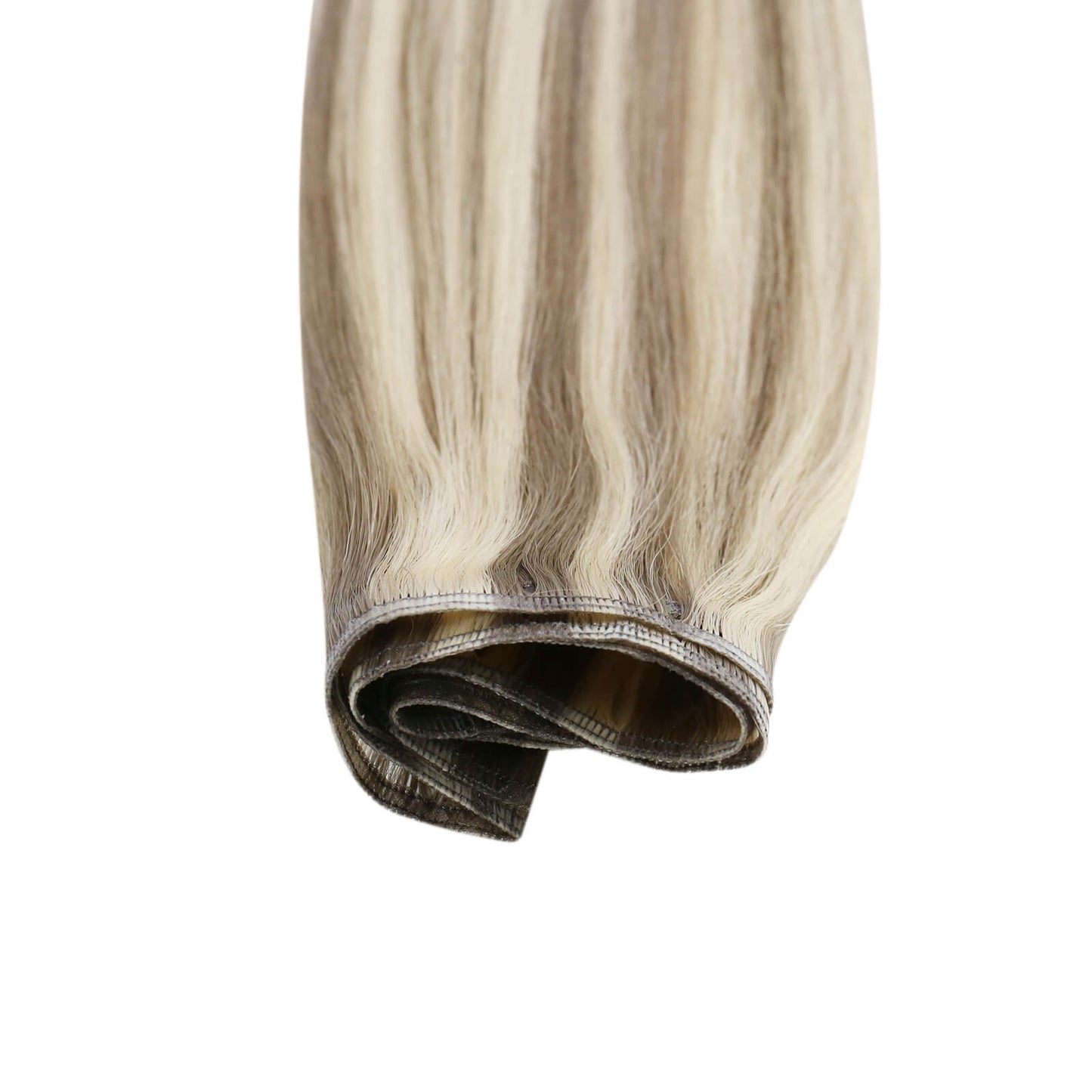 flat silk weft virgin human hair #8P60