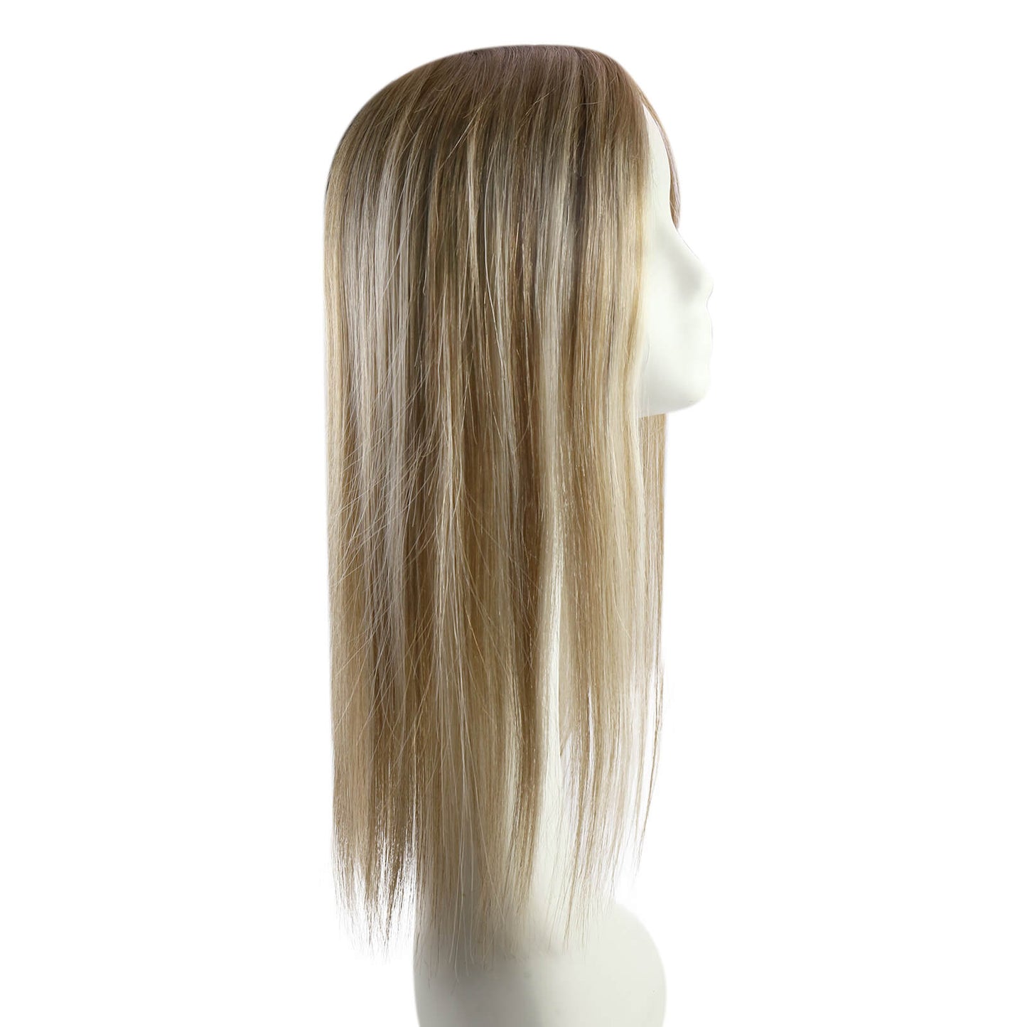 Mono Base Virgin Hair Topper Brown To Blonde