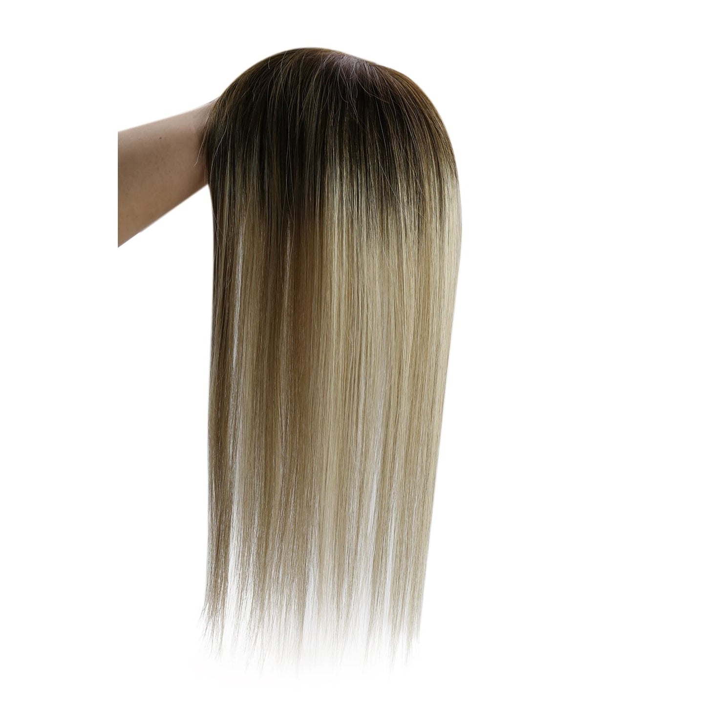 hair toppees clip for women white