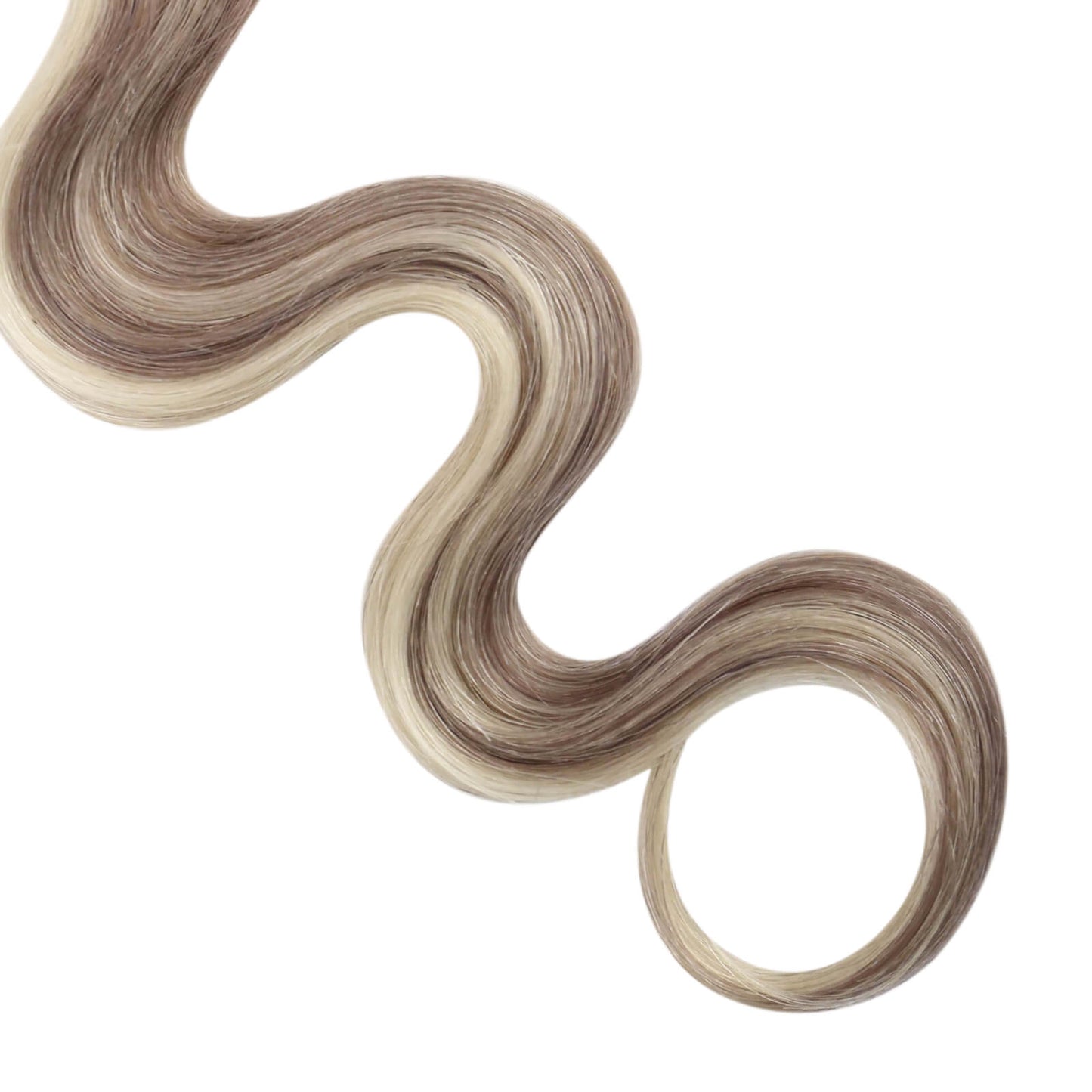 highlight blonde virgin curly tape in hair professional hair extensions