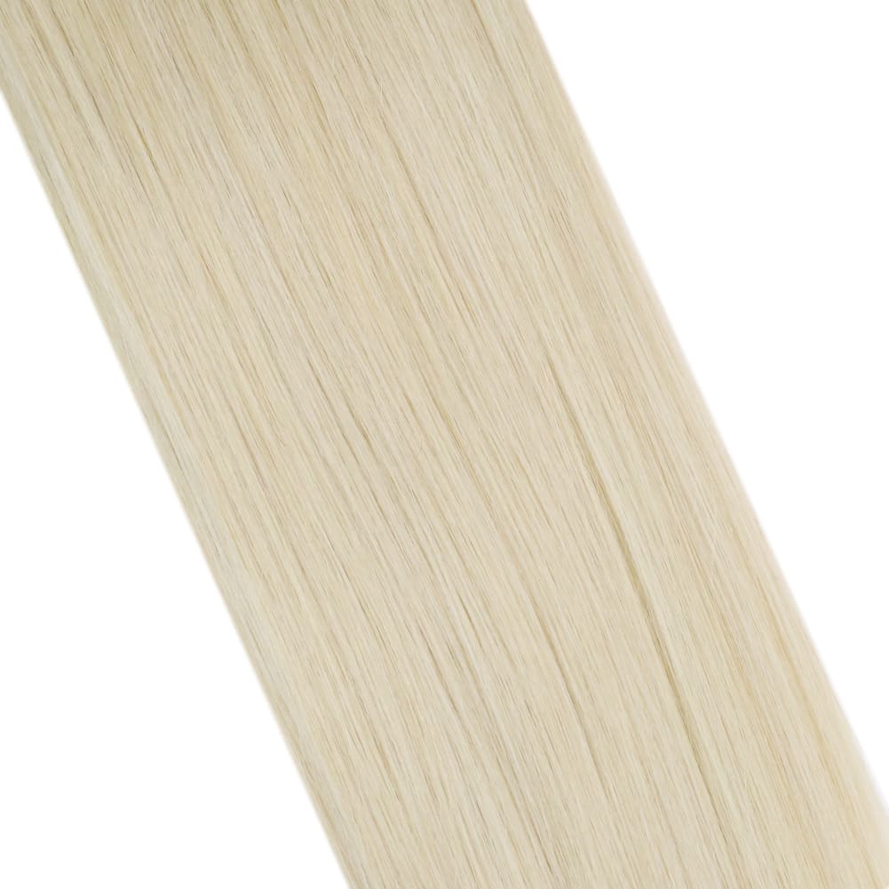 Platinum Blonde Color Remy Human Hair #60