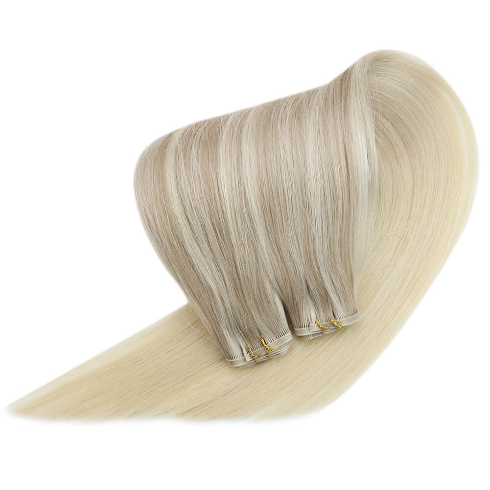 Flat Silk Weft Hair Extensions #18/22/60