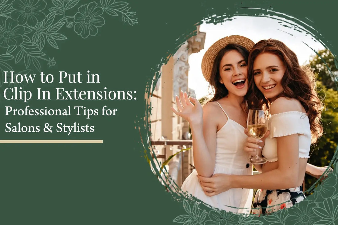 How to Put in Clip In Extensions: Professional Tips for Salons & Stylists