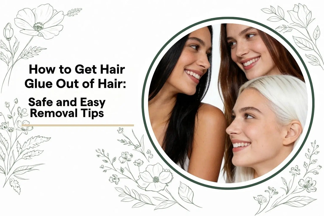 how to get hair glue out of hair