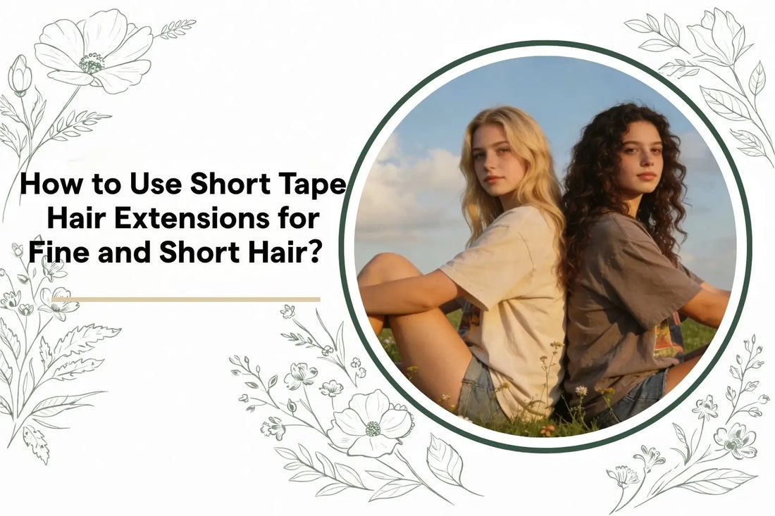 short tape hair extensions