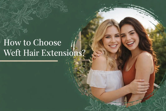 How to choose weft hair extensions？