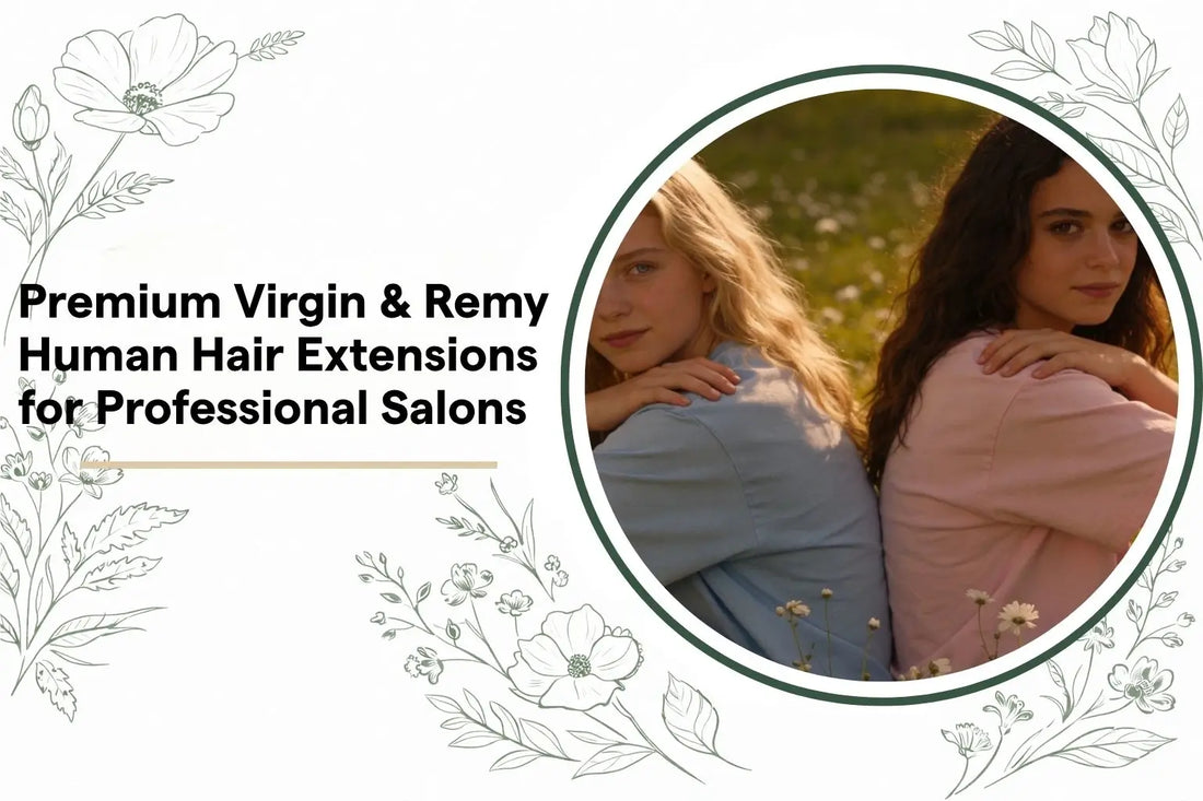 Premium Virgin & Remy Human Hair Extensions for Professional Salons