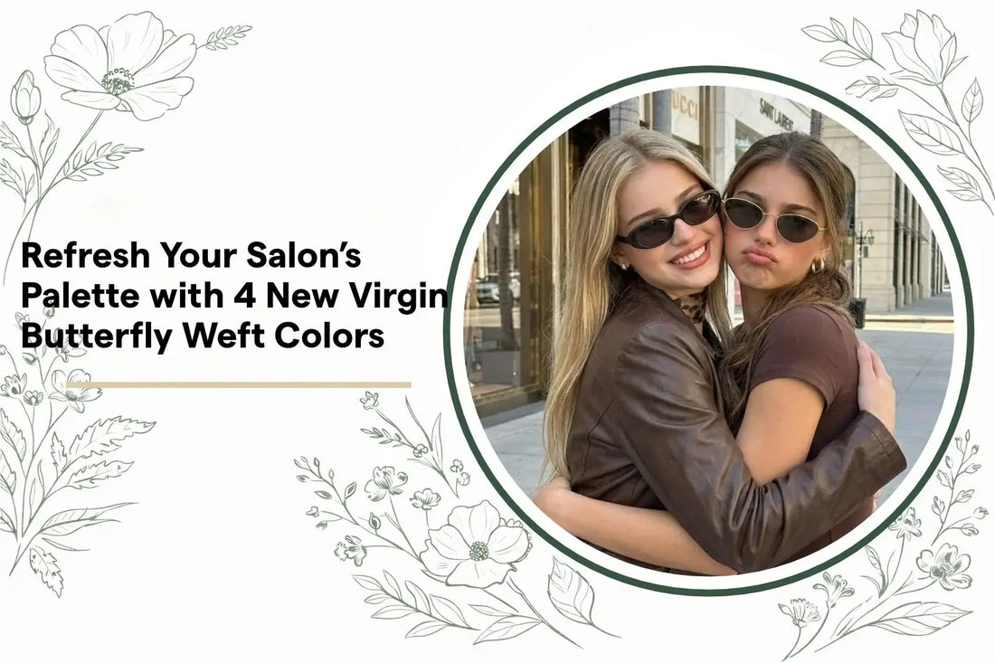 Refresh Your Salon's Palette with 4 New Virgin Butterfly Weft Colors