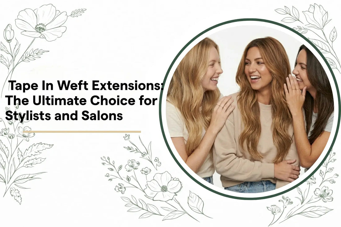 tape in weft hair extension