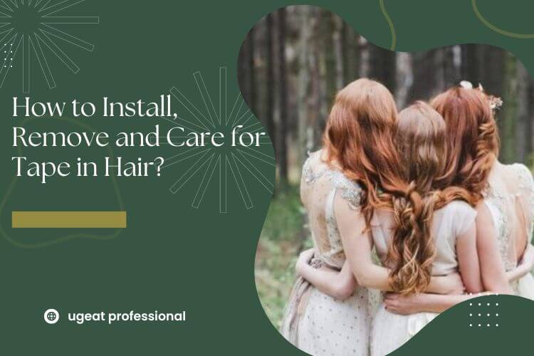 how to install tape in hair extensions