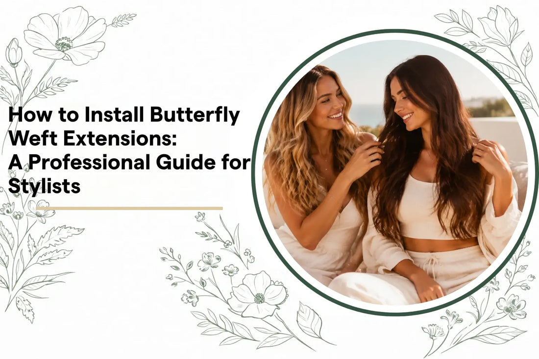how to install butterfly weft extensions